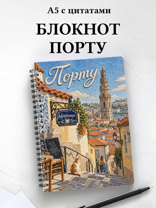 Блокнот Порту с мотивирующими цитатами