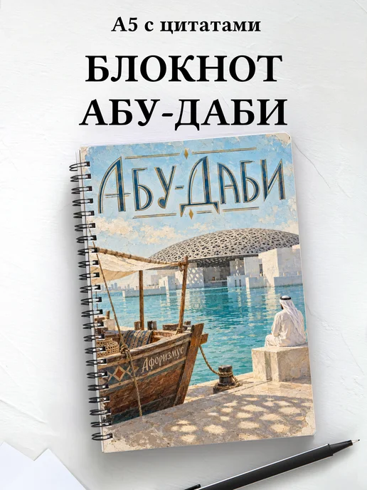 Блокнот Абу-Даби с мотивирующими цитатами