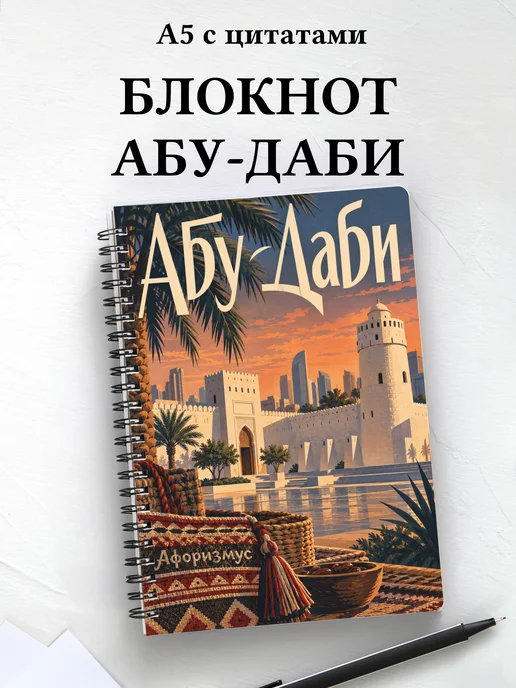 Блокнот Абу-Даби с мотивирующими цитатами