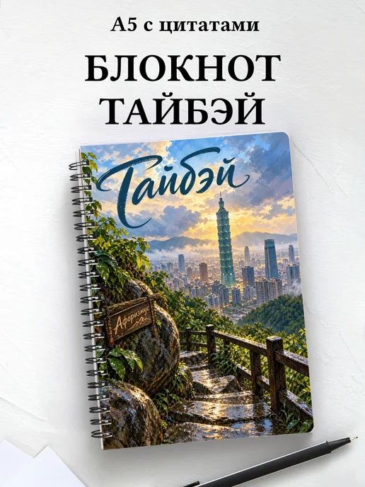 Блокнот Тайбэй с мотивирующими цитатами