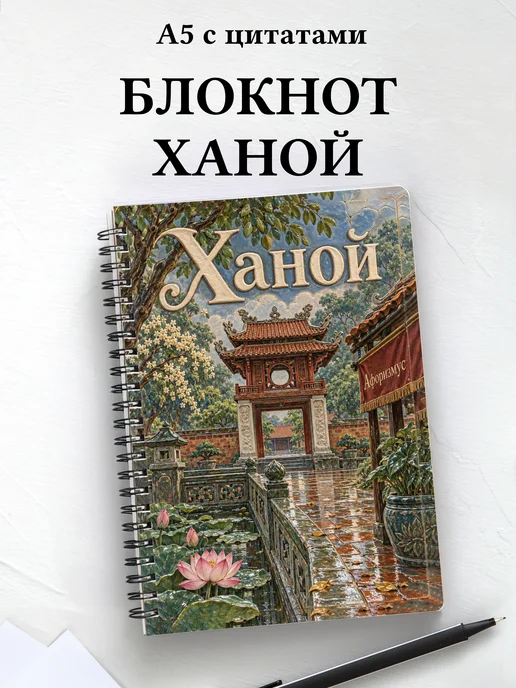 Блокнот Ханой с мотивирующими цитатами