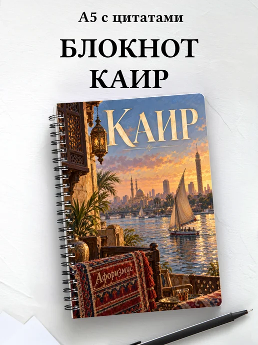 Блокнот Каир с мотивирующими цитатами