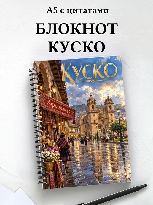 Блокнот Куско с мотивирующими цитатами