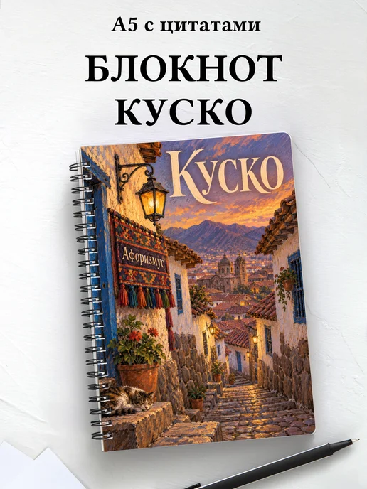 Блокнот Куско с мотивирующими цитатами