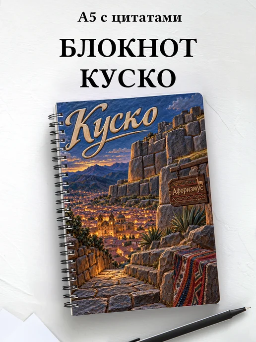 Блокнот Куско с мотивирующими цитатами