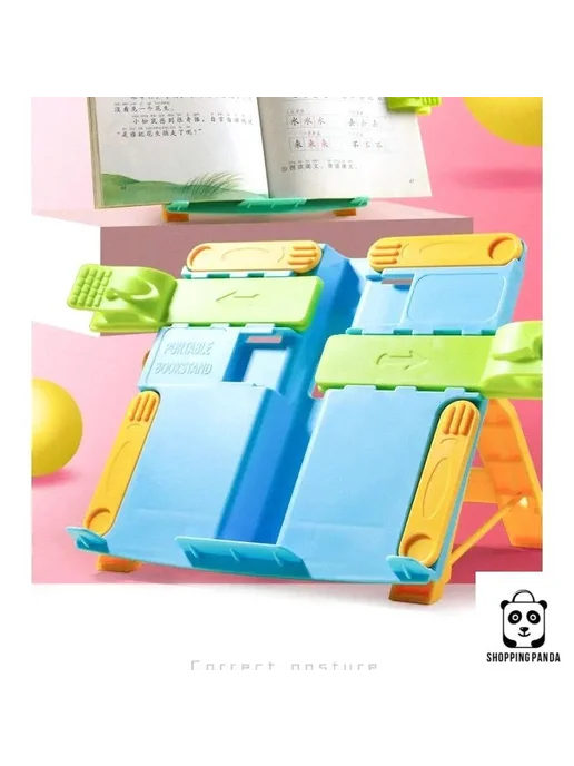 Подставка для книг и учебников,1,голубойдля подготовки к шко, голубой, фото 6