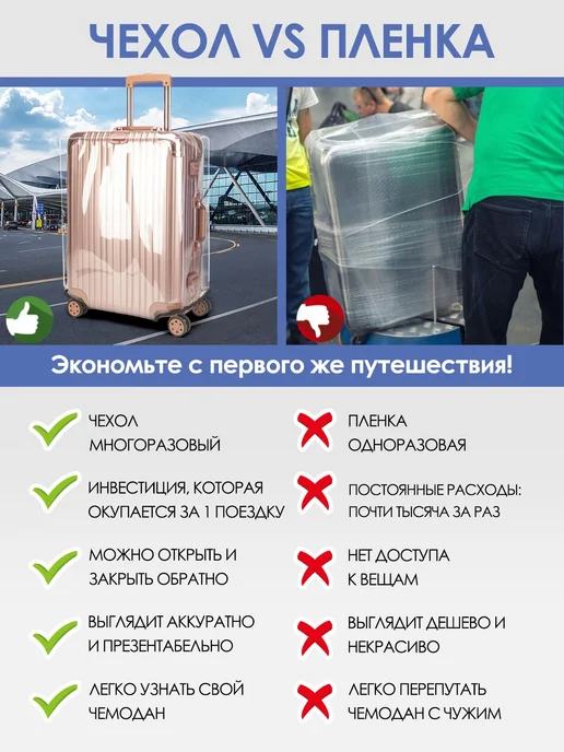 Чехол для чемодана, белый, фото 7