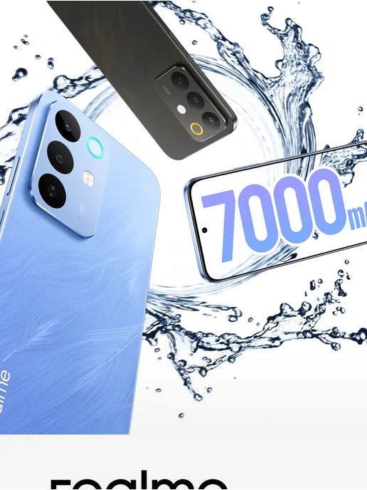 Смартфон realme C85 6/128 ГБ, синий, фото 2