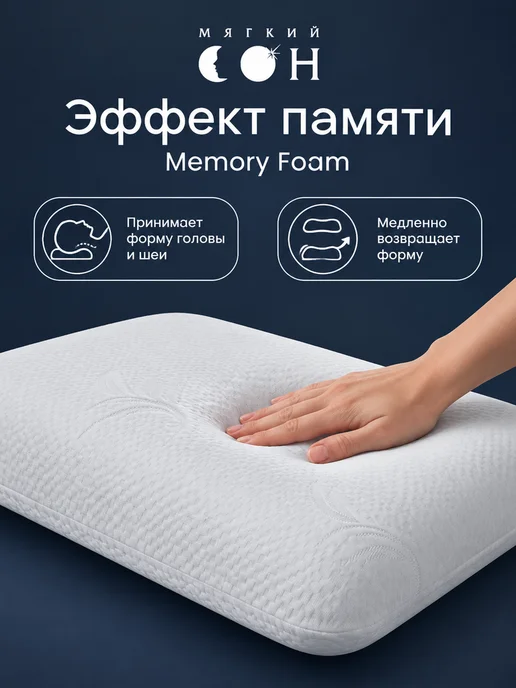 Мягкий сон Подушка анатомическая, вариант, фото 3
