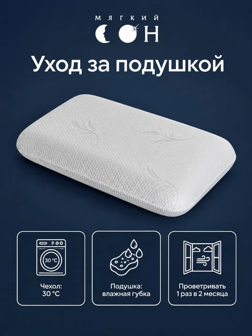 Мягкий сон Подушка анатомическая, вариант, фото 6