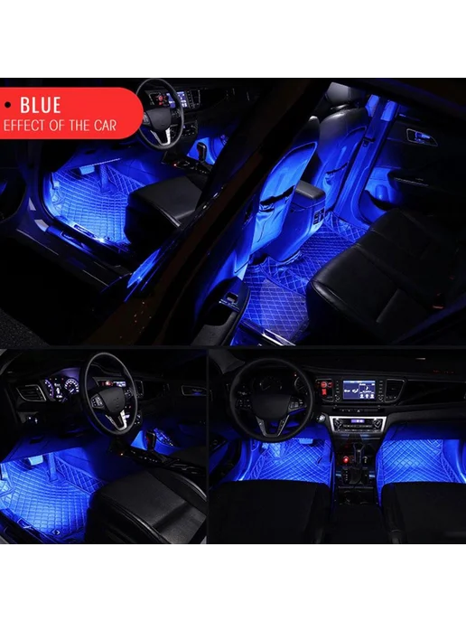 USB светодиодная лента для подсветки салона авто, вариант, фото 2