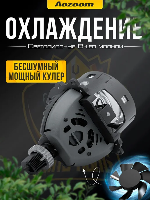 AoZoom Билед линзы Z1 Pro для Honda CBR600F 2011-2013, 2 шт, фото 6