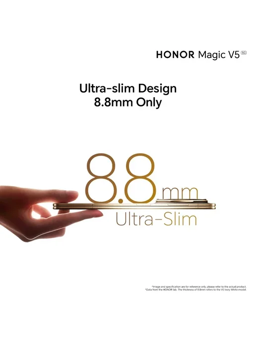 Смартфон HONOR Magic V5 16/512 ГБ, белый, фото 3