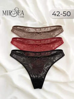 Трусы кружевные стринги набор 3 шт Deaville Mirsea Charm