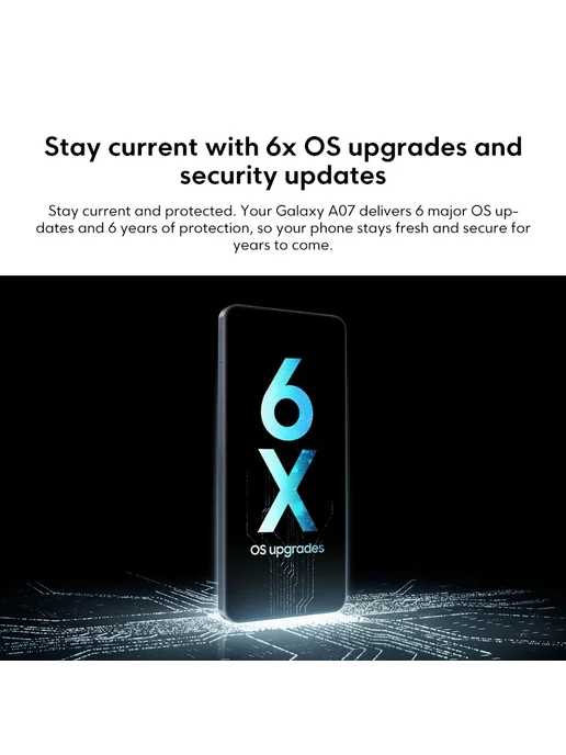 Смартфон Samsung A07 4/64 ГБ, черный, фото 5