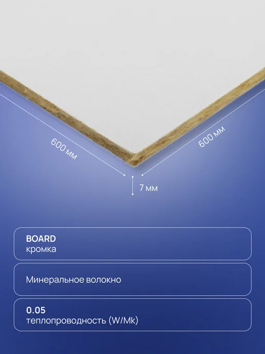 Потолочная панель Армстронг Лед 600х600х7мм 24 шт, 600x600x7 мм, 24 шт, фото 2