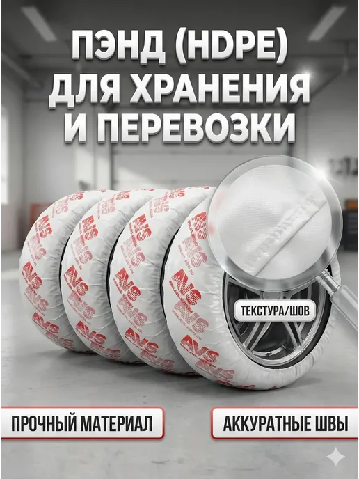 AII570 Комплект мешков для шин 4 шт, колеса до R22, 4 шт, фото 3