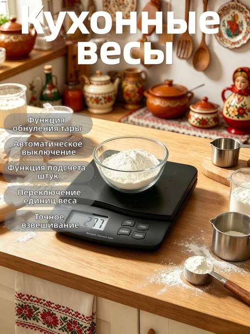 Весы кухонные электронные SF-550 до 30 кг, настольные для и, 30 кг, фото 2