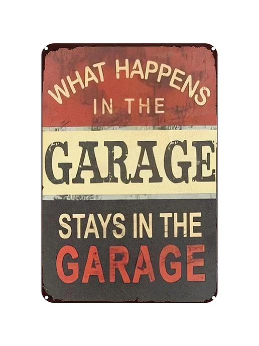 Винтажный металлический постер Garage, 30x40см, декор для ба, 30x40 см