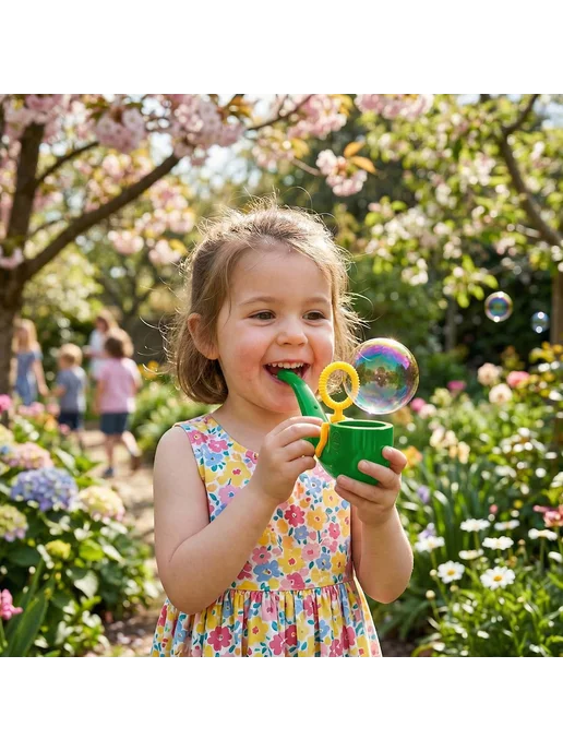 Многофункц.soap bubbles трубка, перезаряжаемая, для прогулок, зеленый, фото 2