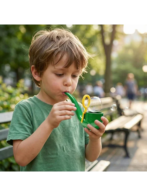 Многофункц.soap bubbles трубка, перезаряжаемая, для прогулок, зеленый, фото 6