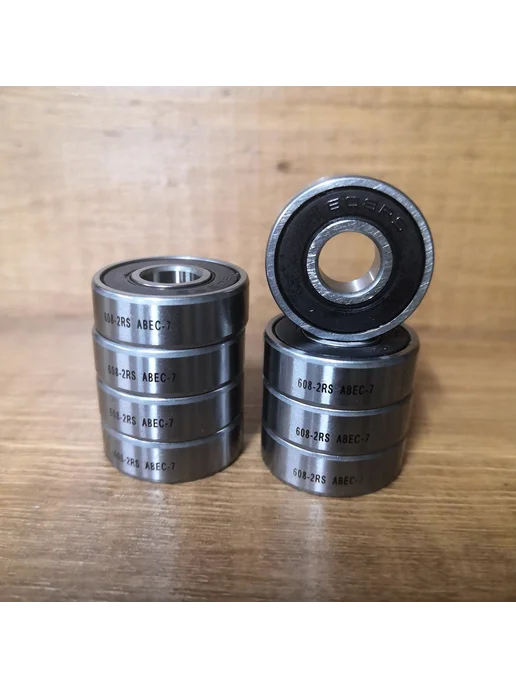 Подшипники 608-2RS ABEC-7 для лыжероллеров, скейтборда и, вариант, фото 2