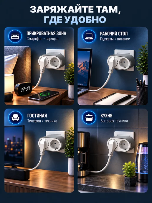 DEKRON Двойник для розетки с заземлением и шторками 16А, 230V, белый, фото 6