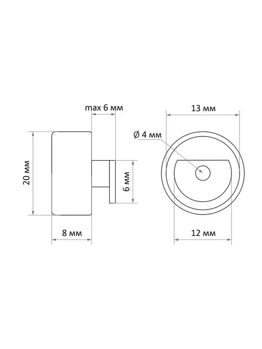 Крепление для зеркала без сверления, 4 шт, 4 шт, фото 8