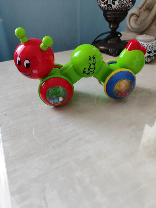 Игрушка покатушка гусеничка, вариант, фото 2