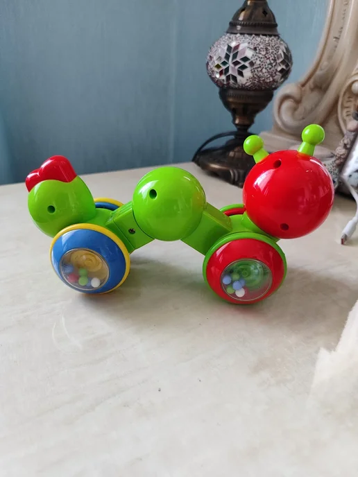 Игрушка покатушка гусеничка, вариант, фото 3