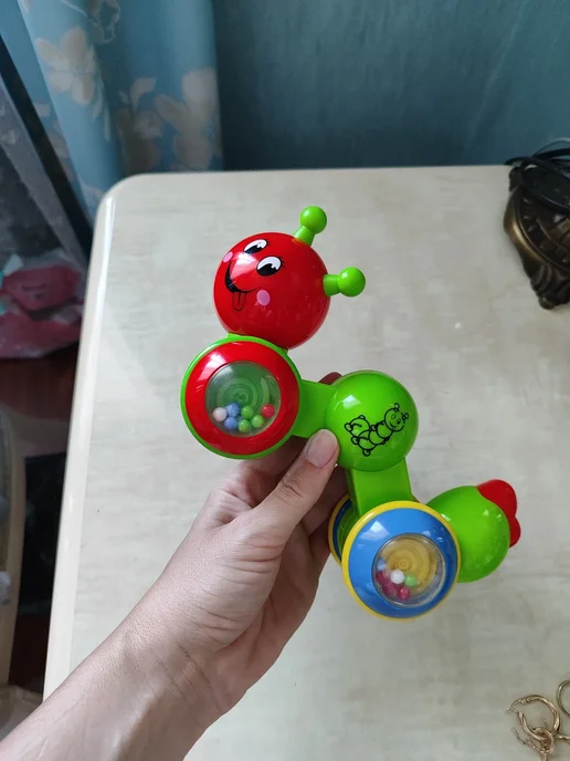 Игрушка покатушка гусеничка, вариант, фото 4