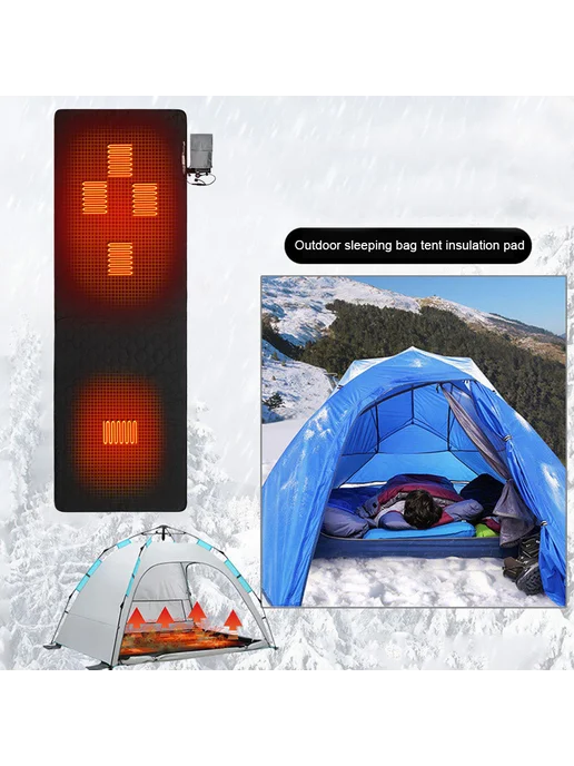 USB грелка для палатки, 3 уровня тепла, быстро нагревается (, вариант, фото 7