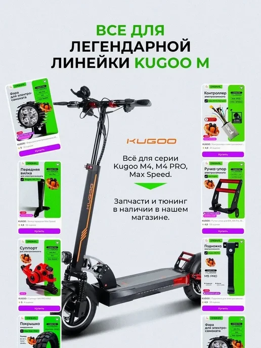 KUGOO Фара для электросамоката M4 M4Pro Max Speed, вариант, фото 8