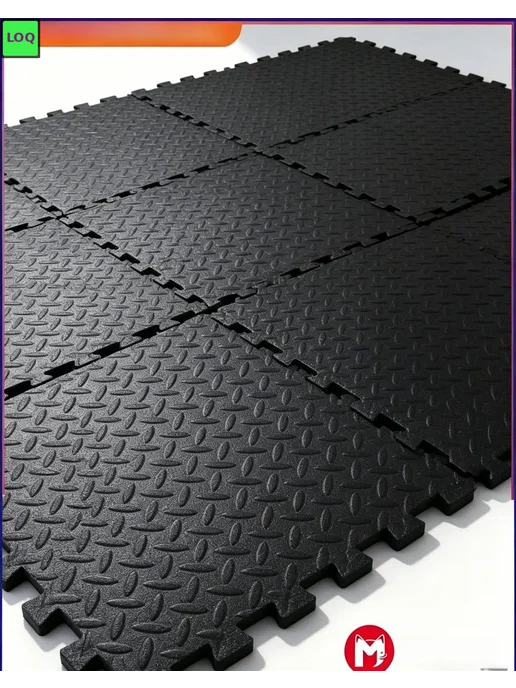 Набор спортивных ковриков 30x30 см, 6 шт, 30x30 см, 6 шт, фото 3