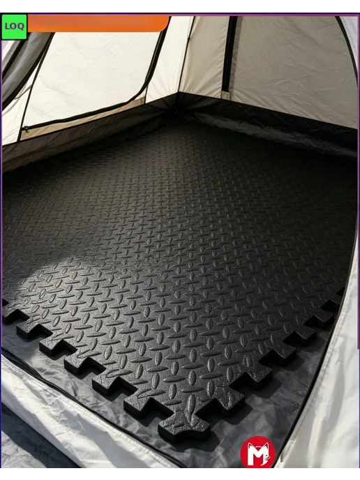 Набор спортивных ковриков 30x30 см, 6 шт, 30x30 см, 6 шт, фото 4