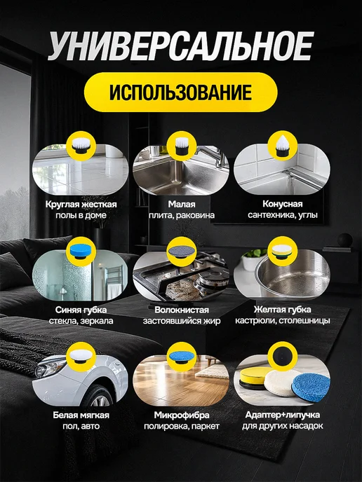 ANVANTE Электрическая щетка для уборки, вариант, фото 2