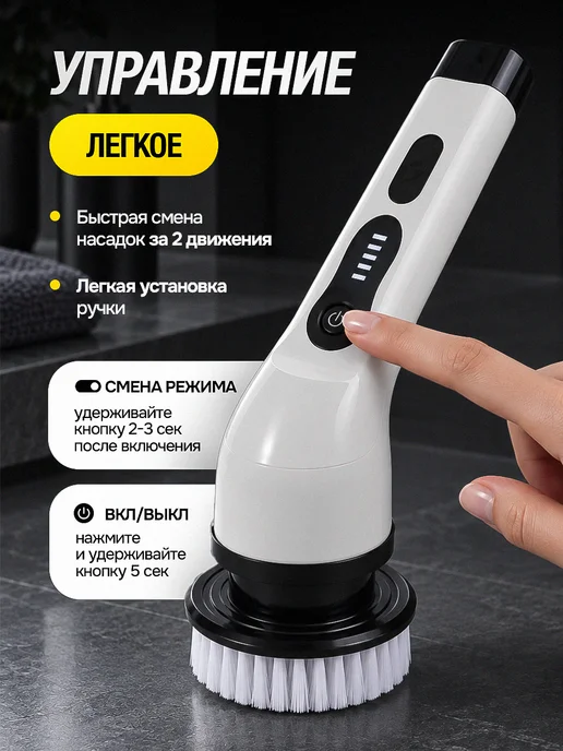 ANVANTE Электрическая щетка для уборки, вариант, фото 5