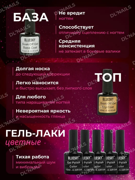 Набор для маникюра и педикюра Маникюрный набор, черный, фото 5