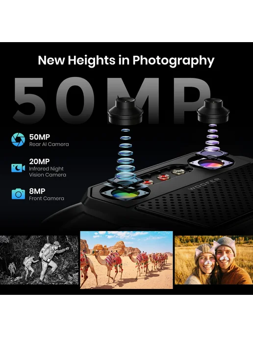 Смартфон HOTWAV Fossibot F106 Plus 6/128 ГБ, черный, фото 5
