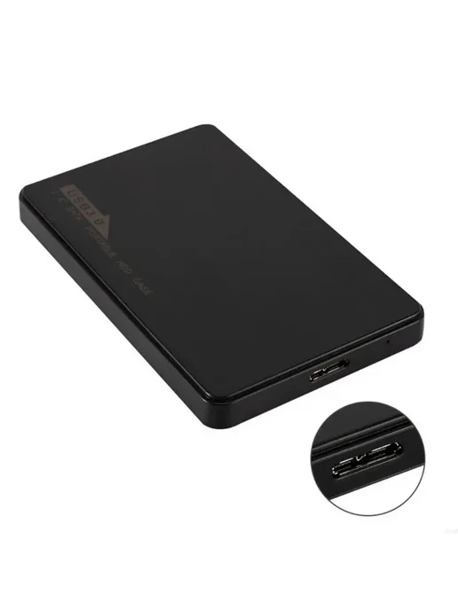 Нет бренда Внешний жесткий диск 2.5" 6 ТБ USB 3.0, черный, 6 ТБ, фото 4