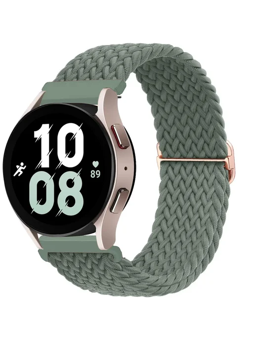 CAOWTAN Ремешок для Samsung Galaxy Watch 7 6 5 4, Huawei Watch GT3, зеленый