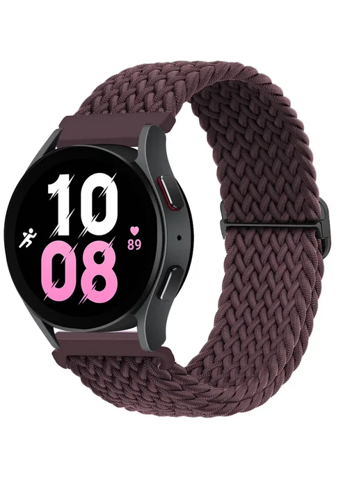 CAOWTAN Бордовый нейлоновый ремешок 20 мм для Samsung Galaxy Watch и, красный