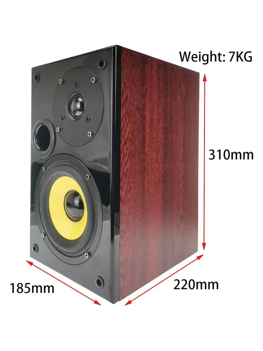 Нет бренда HiFi акустические системы SP502 5 дюймов 200 Вт 2.0 стерео 5, 200 Вт, фото 4