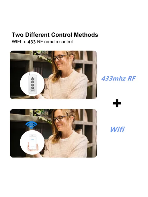 Scimagic-RC 2ch WiFi реле 85-250V RF, вариант, фото 5