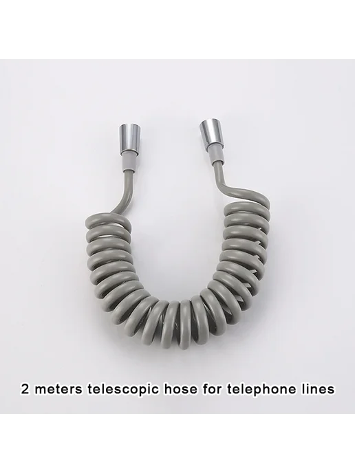 ZLinKJ Шланг для биде 1.5 2 метра Light Grey, 2 м