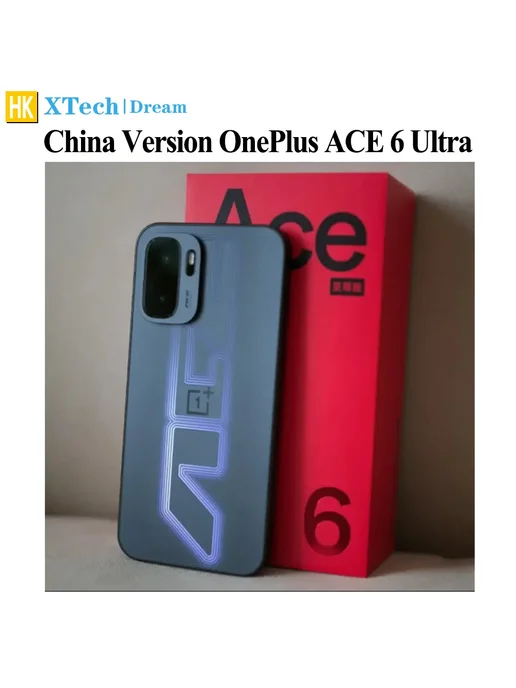 Смартфон OnePlus Ace 6 Ultra 12/256 ГБ, желтый, фото 2