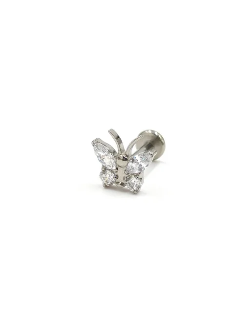 Нет бренда Серьги-гвоздики из титана G23 для пирсинга 18G 1.0x9mm Rod, 18 г, фото 3