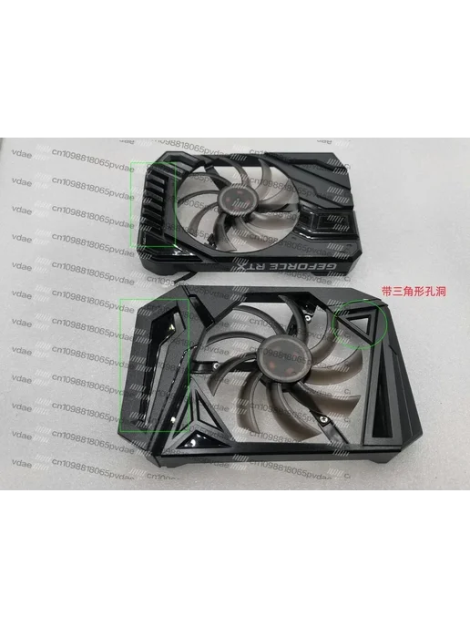 Нет бренда Охлаждающий вентилятор для видеокарты PALIT RTX2060 GTX1660, вариант, фото 3