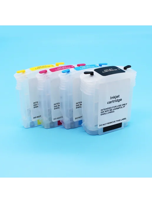 DGYCJLFP Многоразовые чернильные картриджи HP82 CMYK для HP Designjet, черный