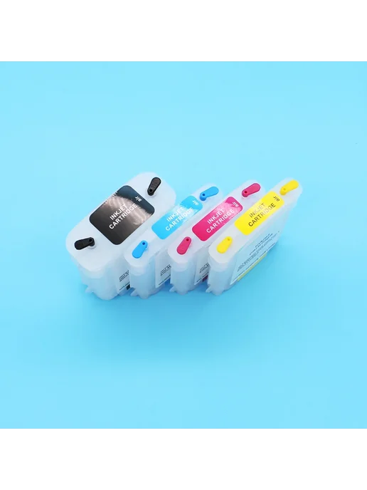 DGYCJLFP Многоразовые чернильные картриджи HP82 CMYK для HP Designjet, черный, фото 5